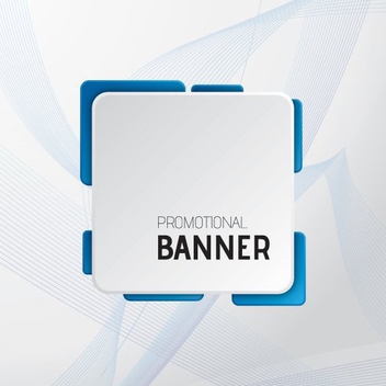 Promotional Banner - Kostenloses vector #207491